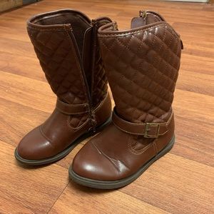 Girls brown boots